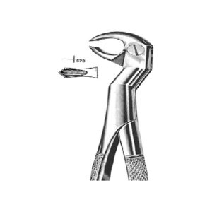 Extraction Forcep English Pattern Routuier Lower Molars And Wisdoms Left