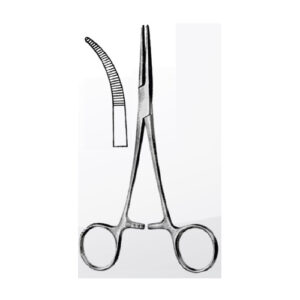 Haemostatic Kelly - Rankin Forceps, Curved