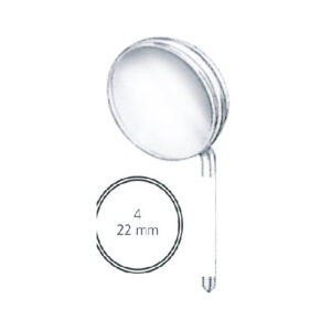 Mouth Mirrors Plane, Size 4/ Packages Of 12 Pcs