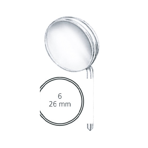 Mouth Mirrors Plane, Size 6/ Packages Of 12 Pcs