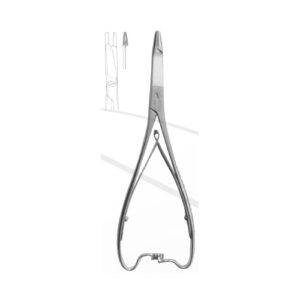 Needle Holders Mathieu-Olsen, Spring Type Cut Ratchet & Scissor, Grooved Jaws