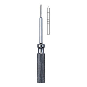 Implants Osteotomes Dilatators Straight Sharp, Ø, 150mm