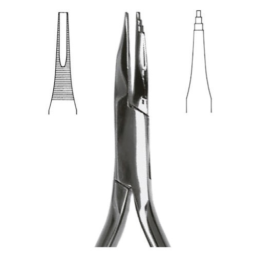 Orthodontic Pliers Tweed Loop Omega, Ø, 14 cm, Size 90