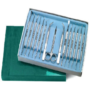 Periodontal Set Containing Of 15 Pieces W-Twpc-L,W-Twpc-R,W-Sgcs-130,W-Sg-1/2,W-Sg-5/6,W-Sg-11/12,W-Sg-13/14,W-Sgf-21,W-Kg-7,W-Kg-11W-Kg-9,W-Sck-6, W-Sj-U15/33,W-Pem-P9,W-P-Cp15