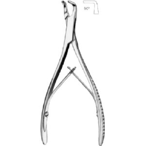 Bone Rongeurs Forceps Micro Friedman Curved, 90 ̊