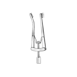 Wound Spreaders Self Retaining Alm 4X4 Sharp Forks