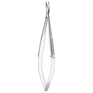 Microsurgical Scissors Spring Action Castroviejo Curved