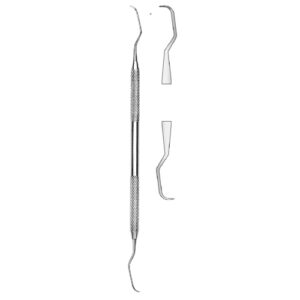 Gracey Curettes Hollow S/S Handle Ø Long Type Size 1/2