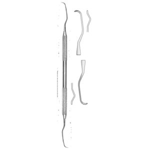 Periodontal Curette Langer Double End Size L1/2