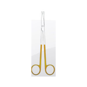 Dissecting Scissors Metzenbaum Tc, Gold Plated Handles, Stright