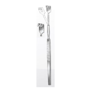 Retractors Flexible With Spring 3 Froks
