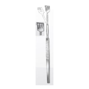 Retractors Flexible With Spring 4 Froks