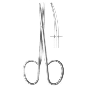 Dissecting Scissors Stright Ribbon-Iris Blunt
