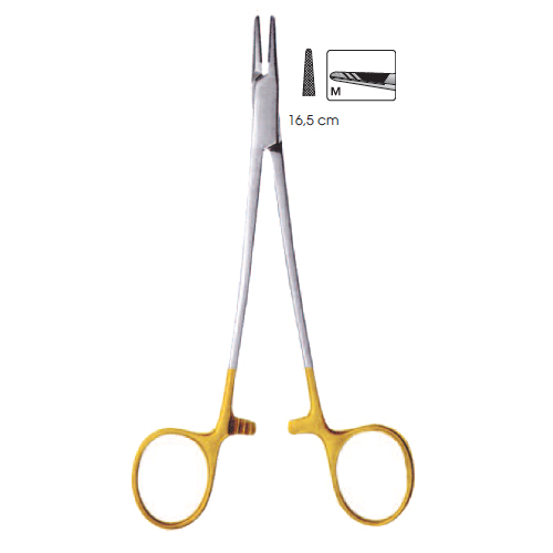 Tc Needle Holders, De Bakey Medium Serrated