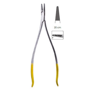 Tc Needle Holders, Langenbeck Angled Handle