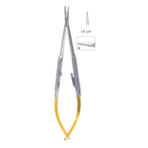 Tc Needle Holders, Barraquer With Catch Straight