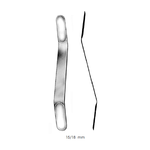 Brain Spatula, Olivecrona Convex 15/