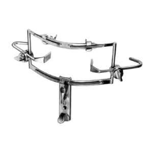 Mouth Gag Dingmann, Complete Consisting Of: 2 Rotating Cheek Holders 2 Movable Tooth Hooks And Thread Guide