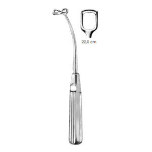 Adenoid Curettes Beckmann, Curved Shaft Fig. 1