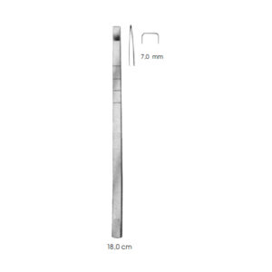 Nasal Chisels And Osteotomes, Cottle, 7,0 mm Fig. 1