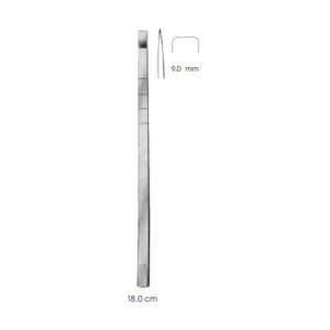 Nasal Chisels And Osteotomes, Cottle, 9,0 mm Fig. 1