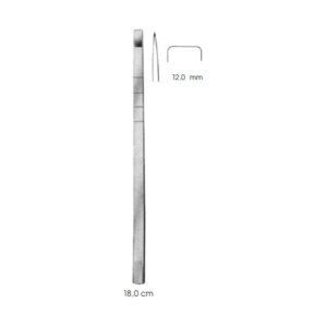 Nasal Chisels And Osteotomes, Cottle, 12,0 mm Fig. 1