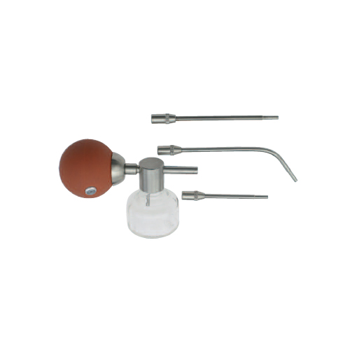 Powder Blower Kabierske Complete With 3 Cannulas And Rubber Bulb