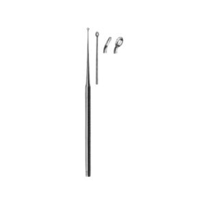 Ear Curettes, Buck Blunt Curved Fig. 1