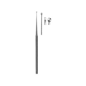 Ear Curettes, Buck Sharp Straight Fig. 1