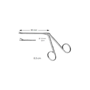 Ear Polypus Forceps, Hartmann-Wullstein Ø 1,0 mm