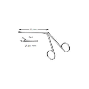 Ear Polypus Forceps, Hartmann Ø 2,5 mm
