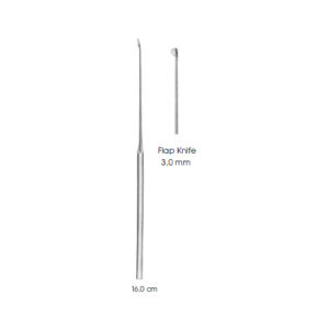 Micro Ear-Instruments, Flap Knife 16.0 cm