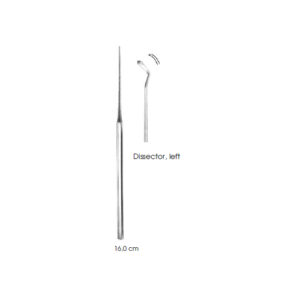 Micro Ear-Instruments, Dissector, Left