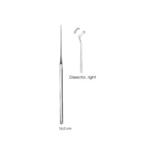 Micro Ear-Instruments, Dissector, Right