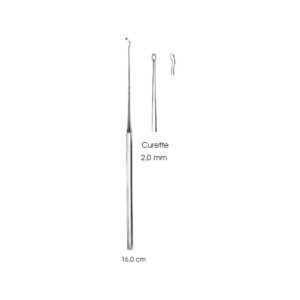Micro Ear-Instruments, Roosen Curette 16.0 cm