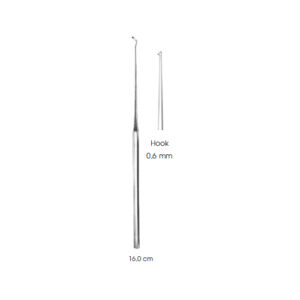 Micro Ear-Instruments, Roosen Hook 16.0 cm