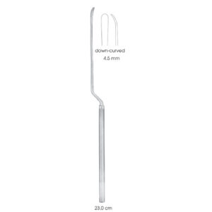 Vessel Instruments, Micro Dissector Down-Curved 4,5 mm