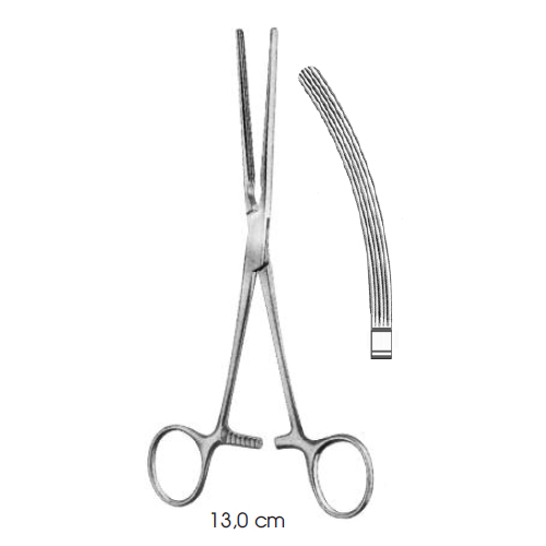 Intestinal Clamps, Baby-Kocher Curved