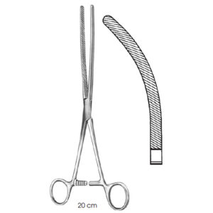 Intestinal Clamps, Hartmann, Curved