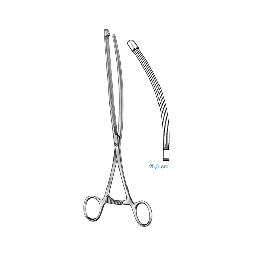 Intestinal Clamps, Nussbaum, Curved