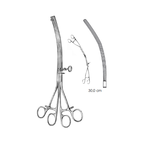 Stomach Clamps, Lane, Curved