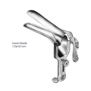 Vaginal Specula, Kristeller Lower Blade 110X With Screw Opening