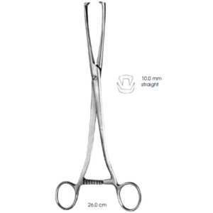 Tenaculum Forceps, Museux, 10,0 mm Straight
