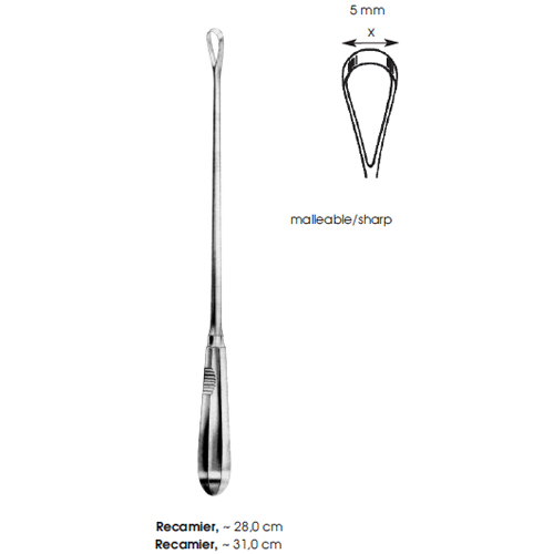 uterine-curettes-recamier-malleable-sharp-x-5-mm