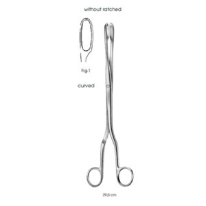 Ovum Forceps, Winter, Curved Without Ratched Fig.1
