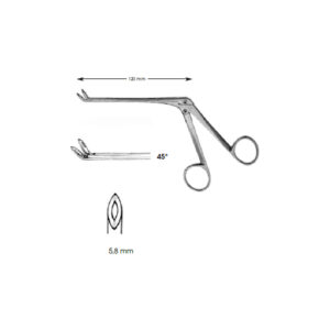Nasal Forceps, Weil-Blakesley Gerade 45° 5,8 mm