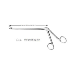 Laminectomy Rongeurs, Yasargil Ø 2,2 mm