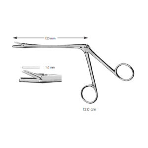 Laminectomy Rongeurs, Struycken, Bite 1.0 mm