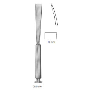 Bone Chisels Stille Osteotome 15 mm Curved