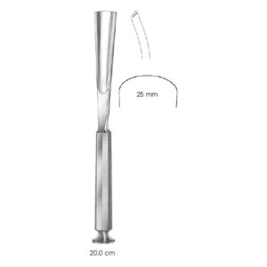 Bone Stille Gouge 25 mm Curved